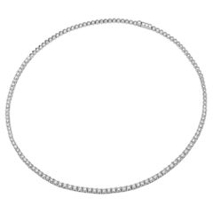 Collar Capsule Soft Diamond Classic Half Set de oro de 18 quilates para ella/él