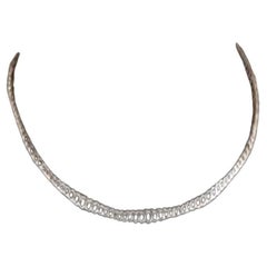 Capsule Soft Diamond Gradual 18K Gold Necklace for Her/Him