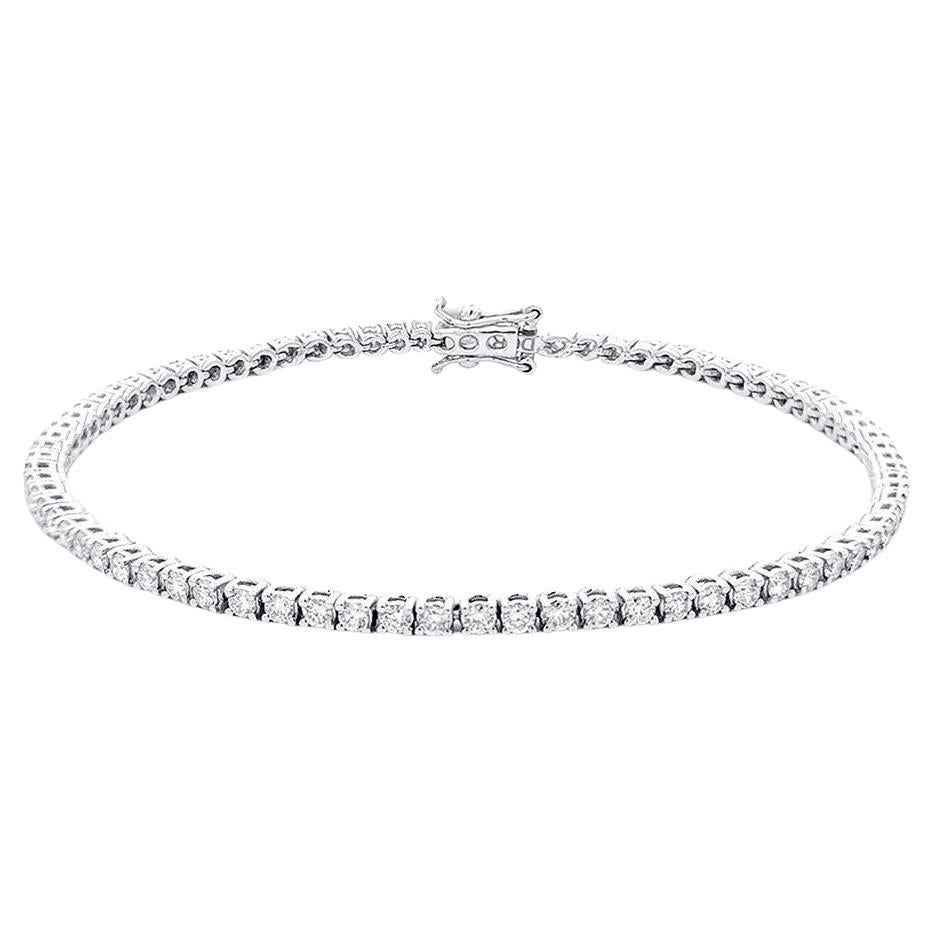 Capsule Soft Diamond Statement 18K Gold Bracelet for Her For Sale