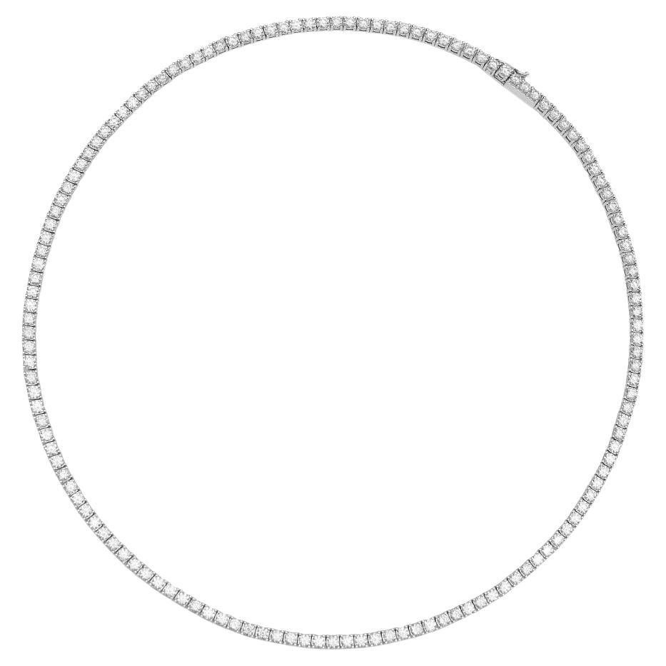 Collana Capsule Soft Diamond Tennis in oro 18 carati per lei/lui
