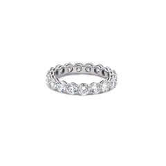 Capsule Soft Round Diamond 18K Gold Ring for Her