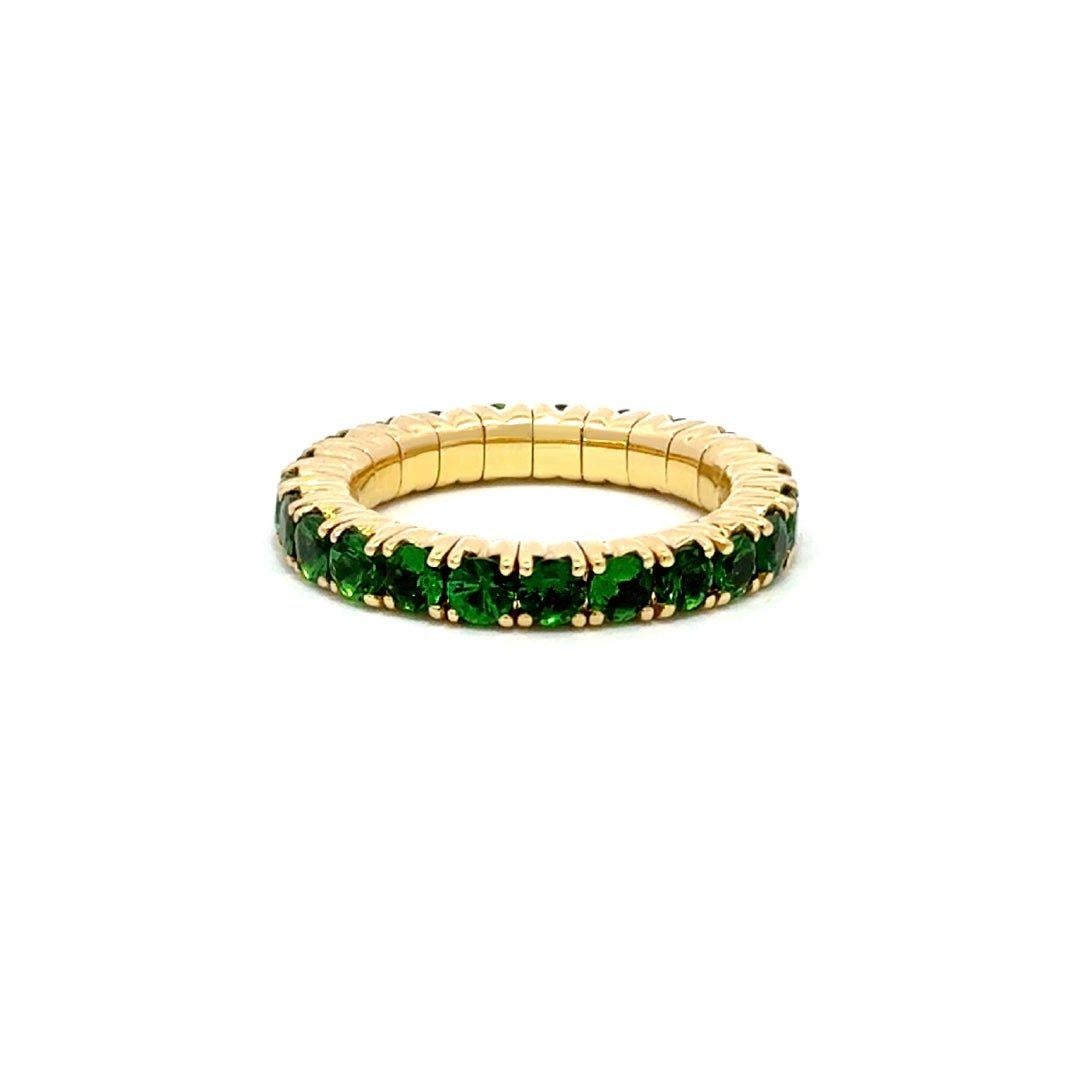 Anello Capsule Soft Tsavorite in oro 18 carati per lei In condizioni Nuovo in vendita a Genève, GE