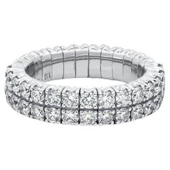 Capsule Soft Wide Diamond 18K Gold Ring