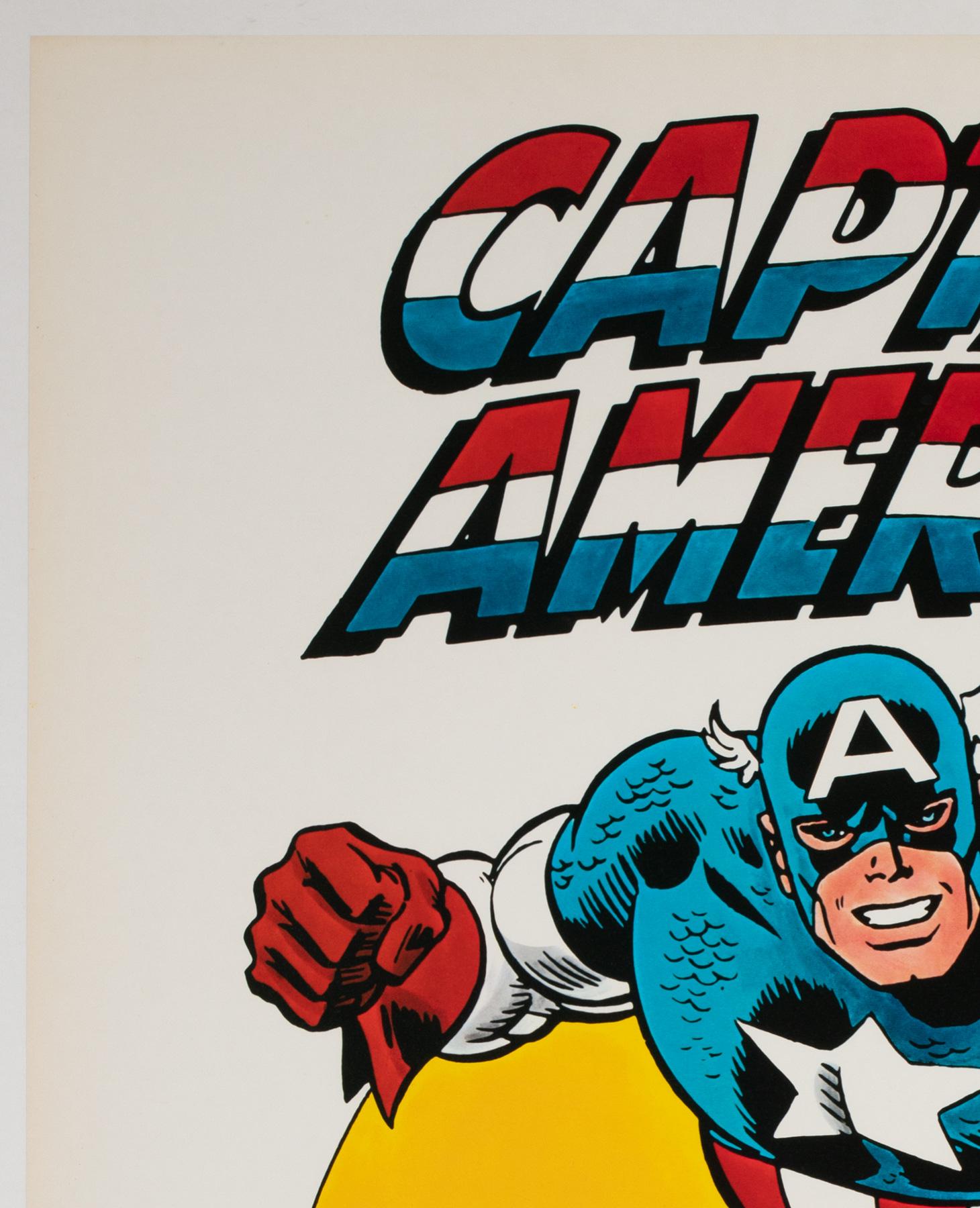 vintage captain america poster