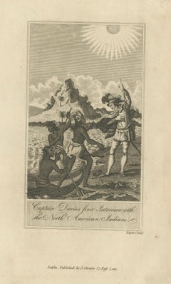 Captain Davis's First Interview with the North American Indians, Dublin c.1815