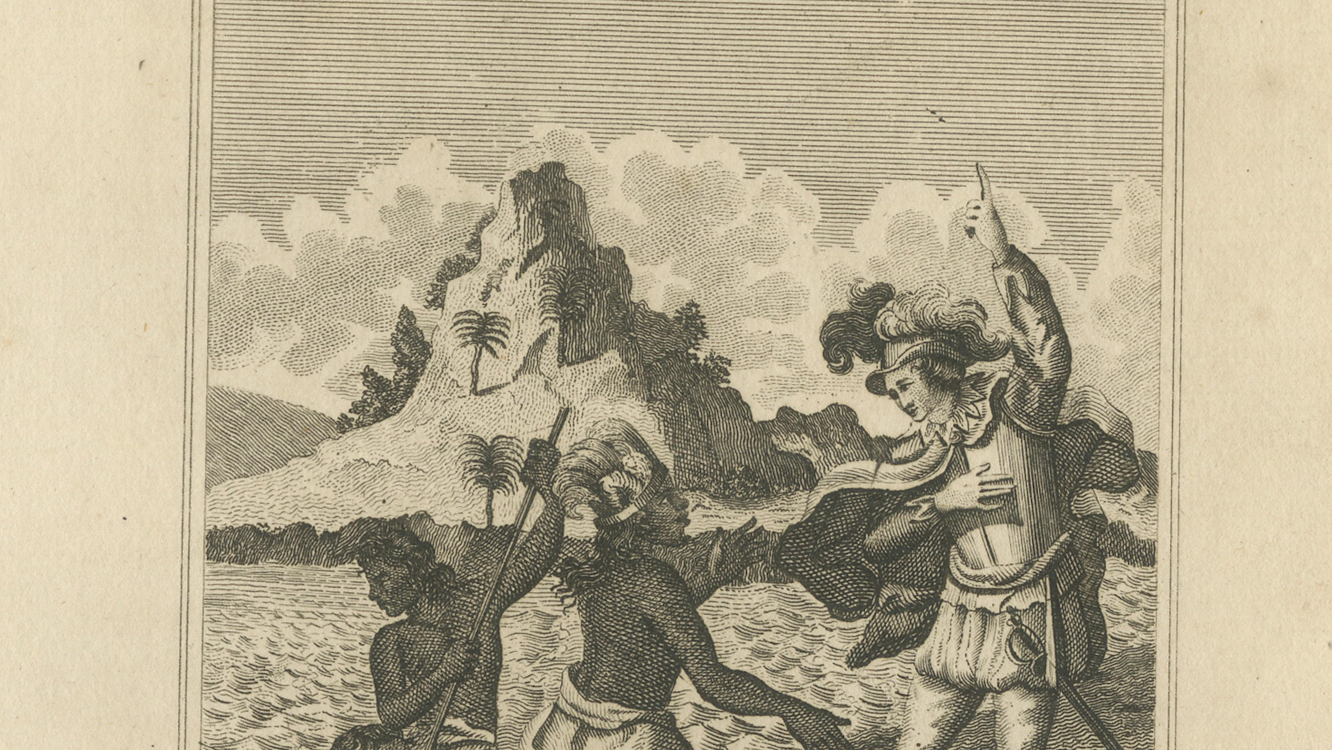 Captain Davis's First Interview with the North American Indians, Dublin c.1815