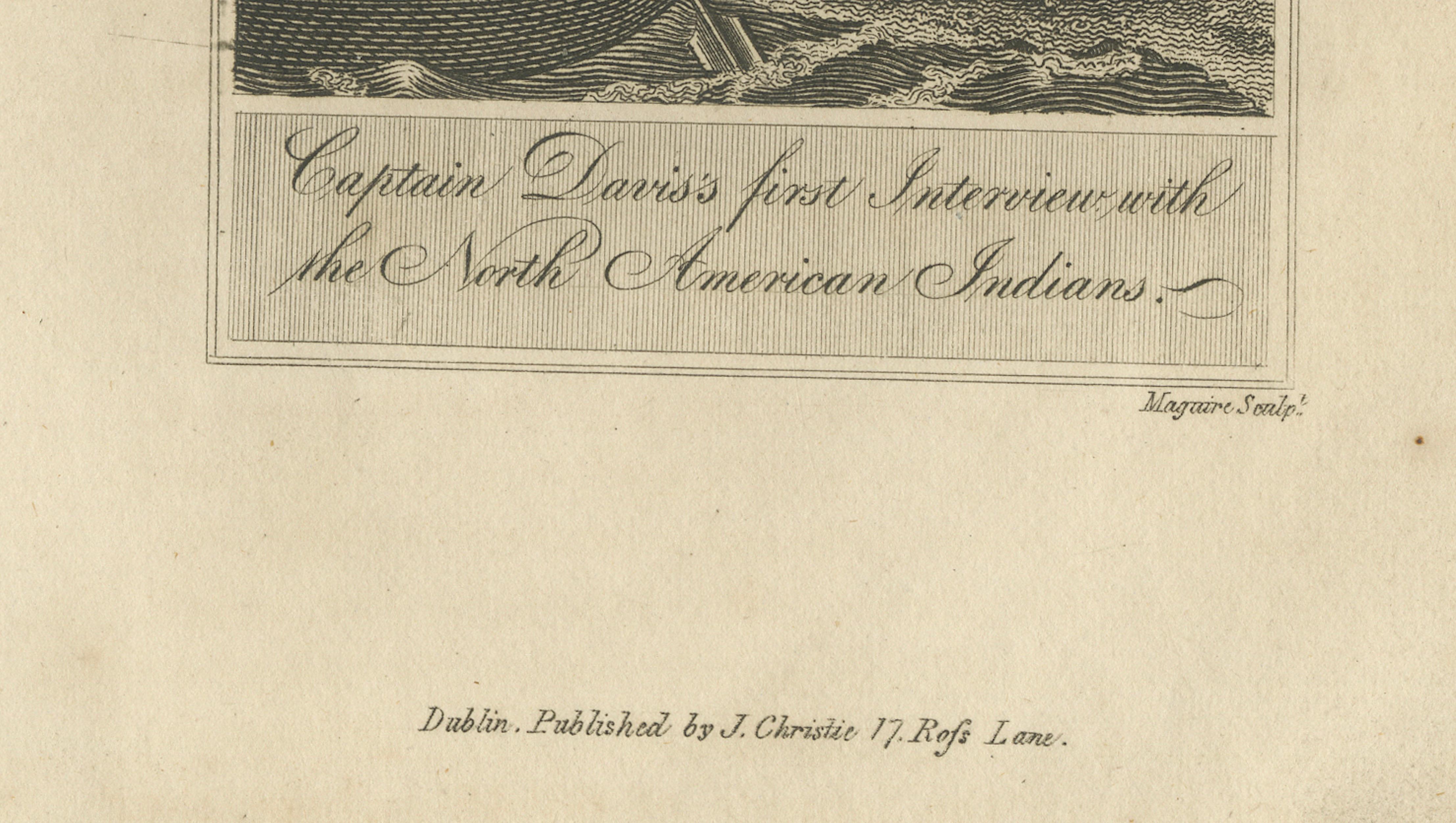 Captain Davis's First Interview with the North American Indians, Dublin c.1815