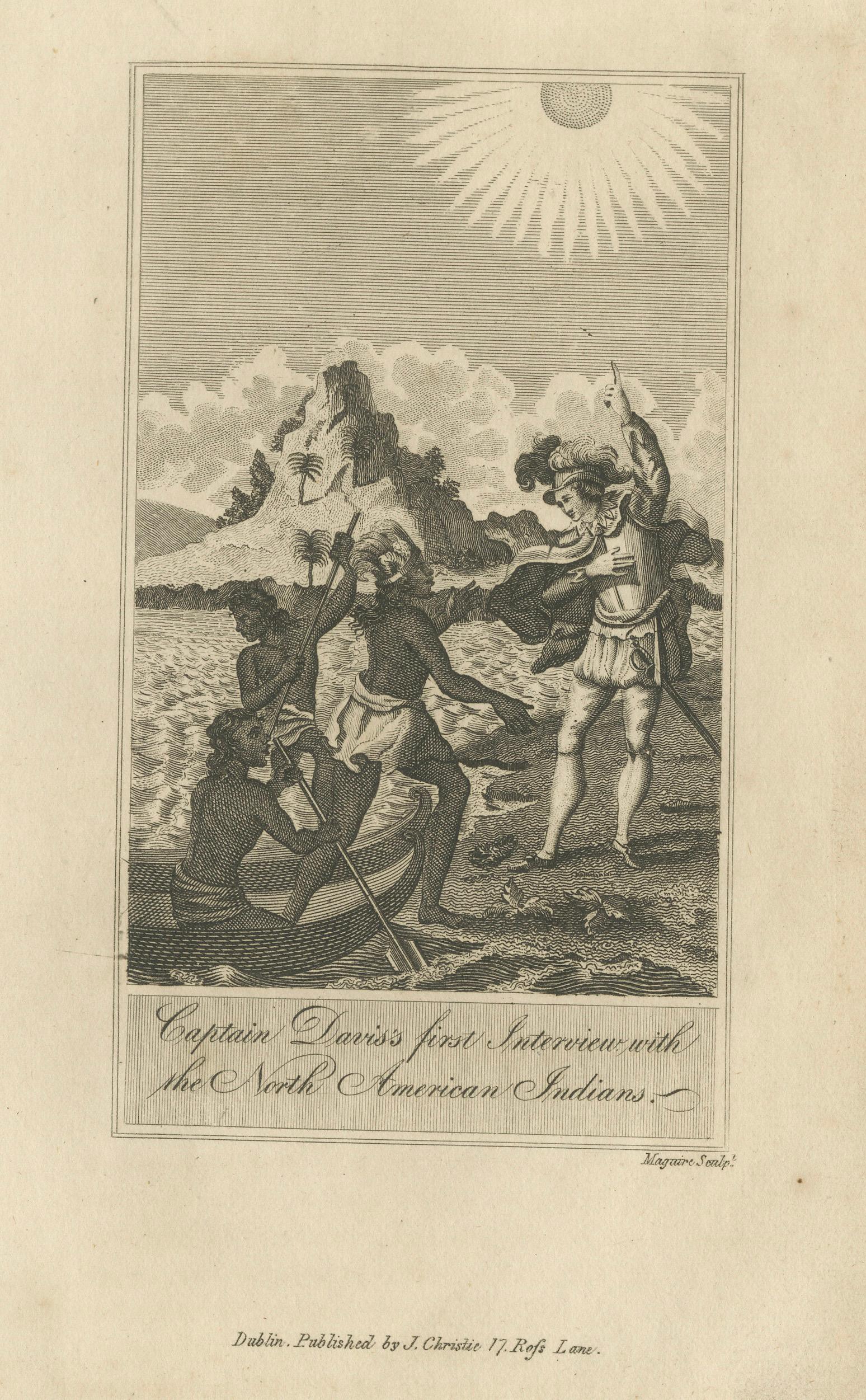 Captain Davis's First Interview with the North American Indians, Dublin c.1815