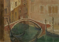 Captain Desmond N.C. Tufnell (1892-1965) - Mid 20th Century Oil, Venetian Bridge