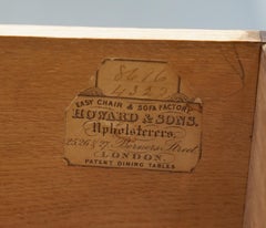 Captain / Sir C Pigott 1881 Howard & Son's Military Campaign Chest of Drawers