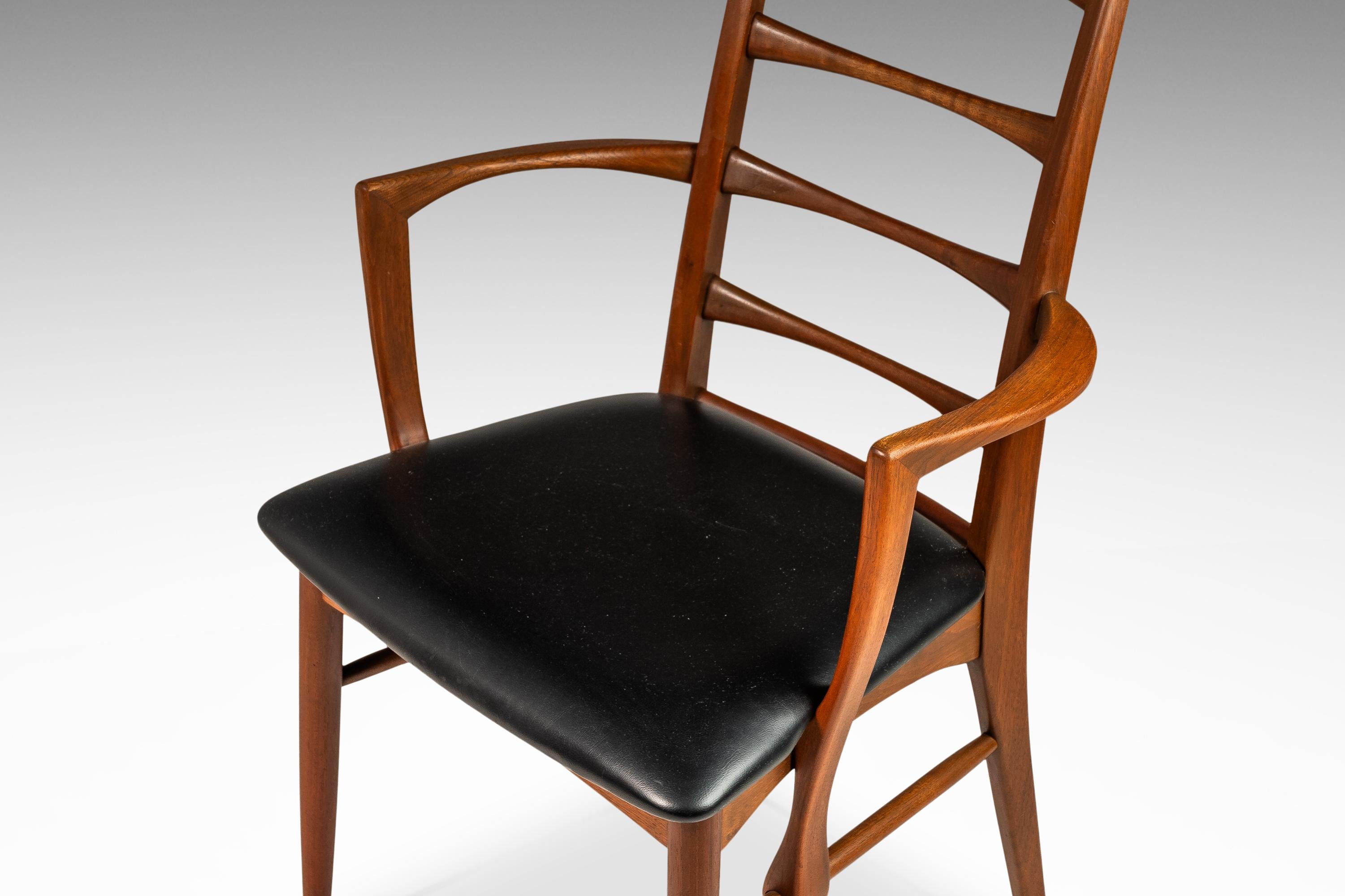 Kapitänsarm Stuhl „Lis“ von Niels Koefoed für Koefoeds Hornslet, Dänemark, 1960er Jahre im Angebot 1