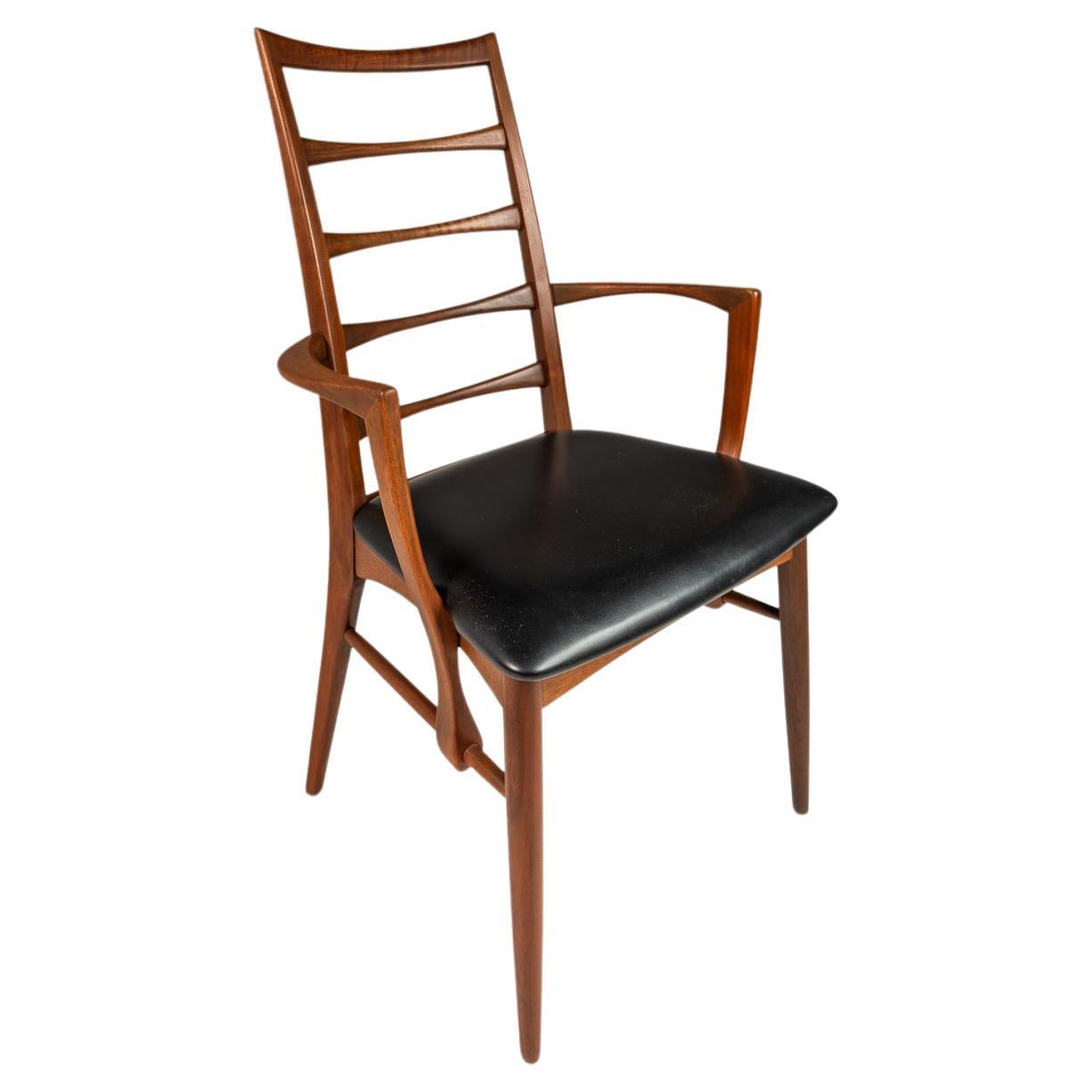 Kapitänsarm Stuhl „Lis“ von Niels Koefoed für Koefoeds Hornslet, Dänemark, 1960er Jahre im Angebot
