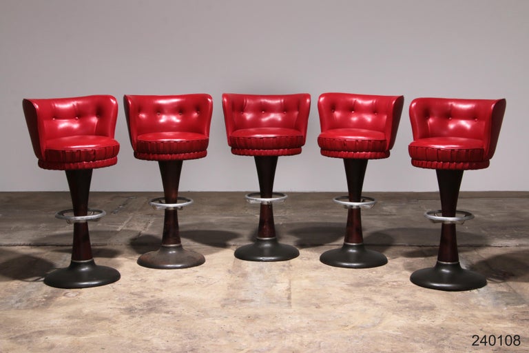 Leather Captain Chair Bar Stool With Swivel Tall Captains Bar