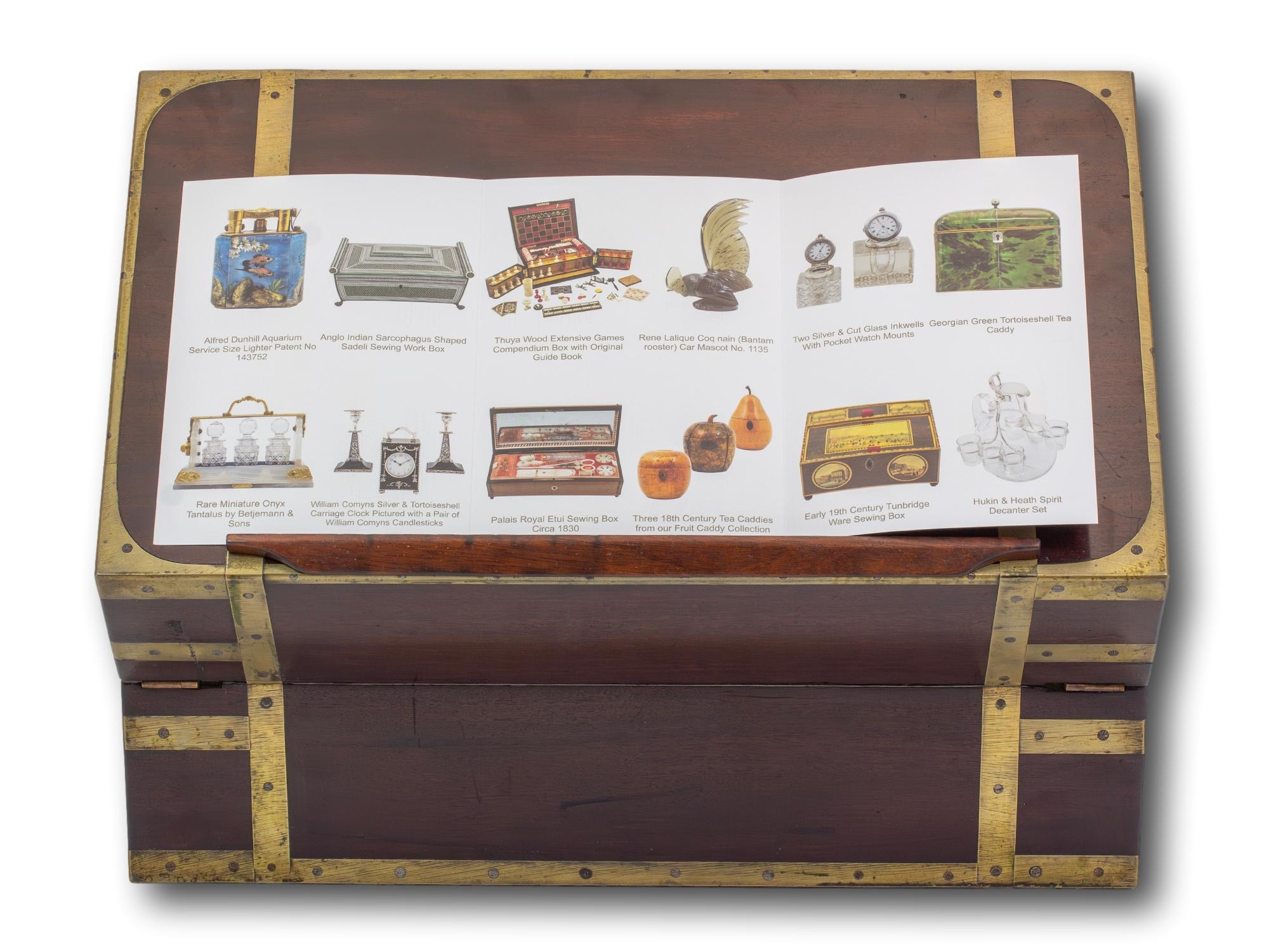 Captains Campaign Military Writing Box Compendium For Sale 5