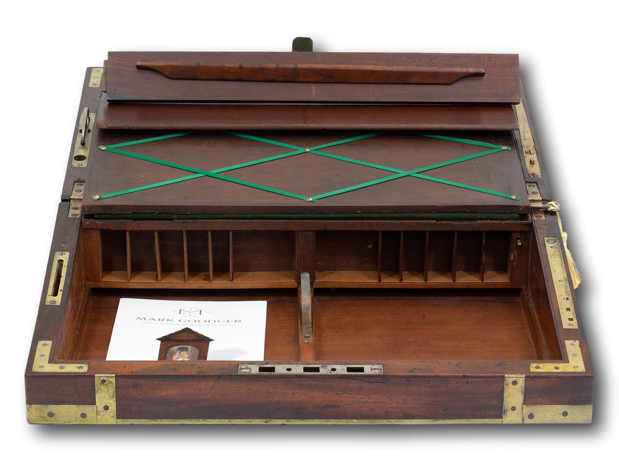 Captains Campaign Military Writing Box Compendium For Sale 9