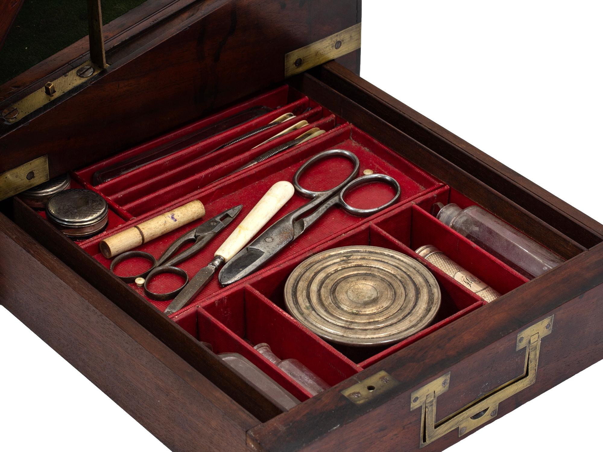 Captains Campaign Military Writing Box Compendium For Sale 11