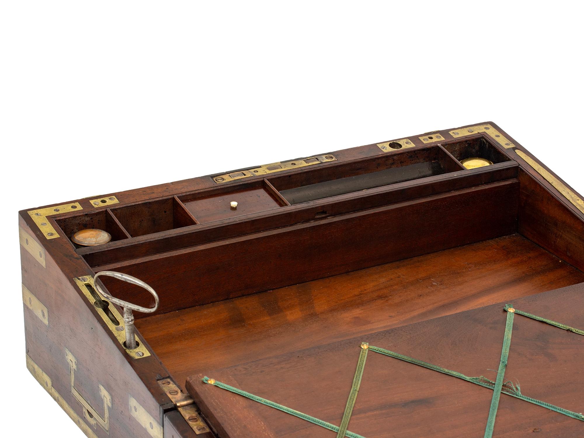 Early 19th Century Captains Campaign Military Writing Box Compendium For Sale