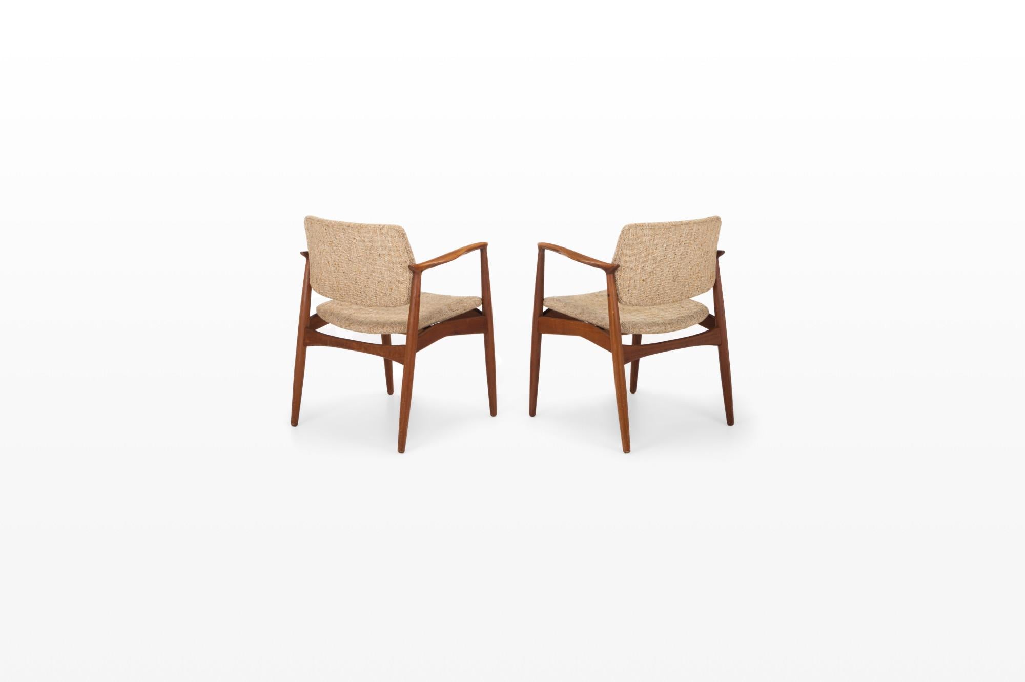 Danish Captains Chairs by Erik Buch for Ørum Møbler, Denmark, 1960s, Set of 2