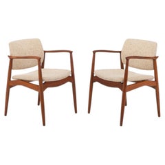 Captains Chairs by Erik Buch for Ørum Møbler, Denmark, 1960s, Set of 2