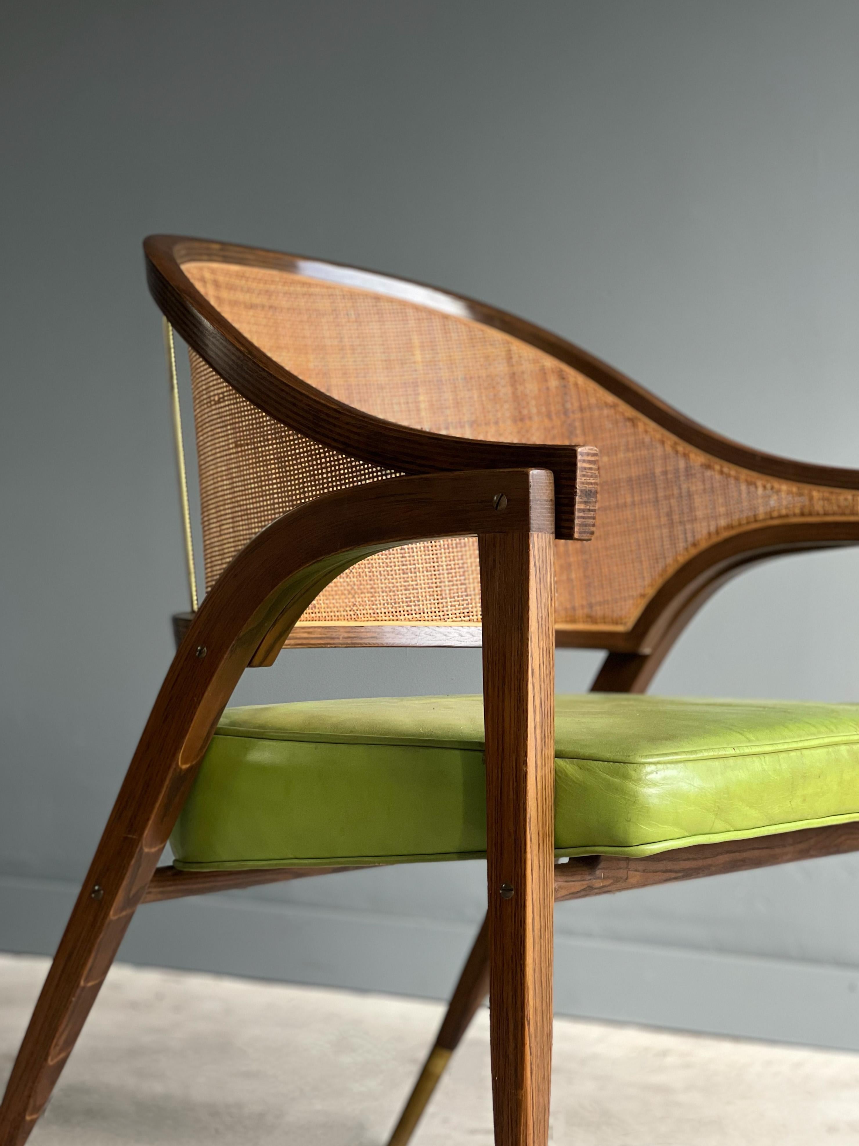 Captains Chair by Edward Wormley for Dunbar In Good Condition In Round Rock, TX