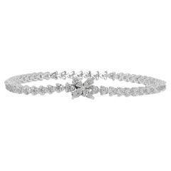 Captivating 0.48 carat Natural Diamond Bracelet in 18k White Gold