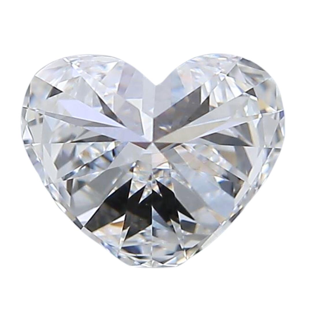 Women's Captivating 0.79ct Ideal Cut Heart Shaped Diamond - GIA Certified For Sale