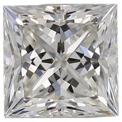 Fesselnder Diamant mit 0,90 Karat im Quadratschliff und Brillant