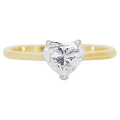 Captivating 1.00ct Double Excellent Ideal Cut Diamond Solitaire Ring