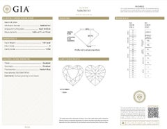 Captivating 1.01-Carat Ideal Cut Heart-Shaped Diamond - GIA Certified
