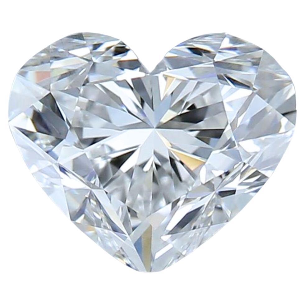 Captivating 1.01-Carat Ideal Cut Heart-Shaped Diamond - GIA Certified For Sale