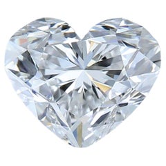 Captivating 1.01-Carat Ideal Cut Heart-Shaped Diamond - GIA Certified