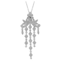 Cautivador Collar de Gota de Diamantes de 1.03ct en Oro Blanco de 18k - Certificado IGI