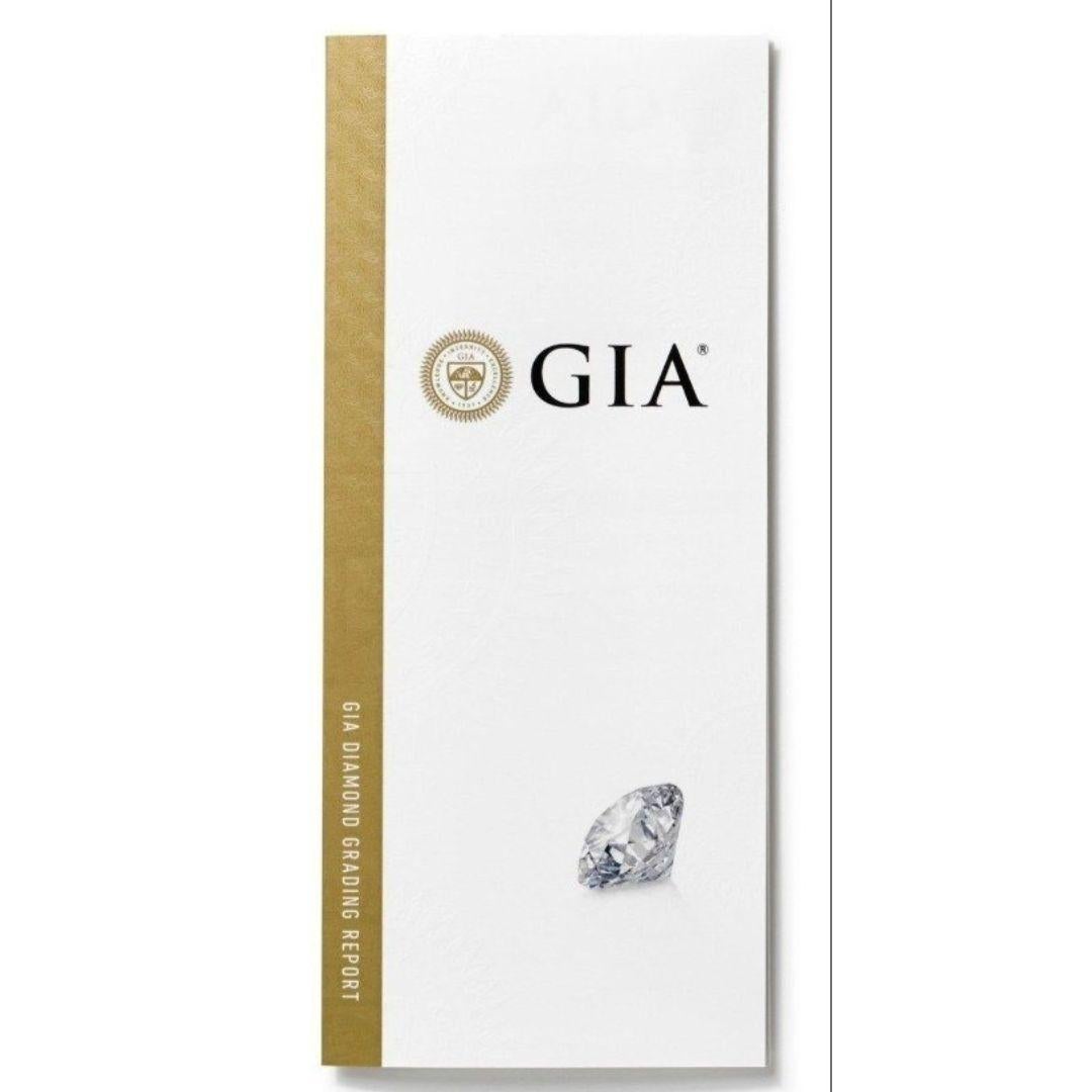 Captivant diamant rond de 1,61 carat de taille idéale, certifié GIA en vente 1