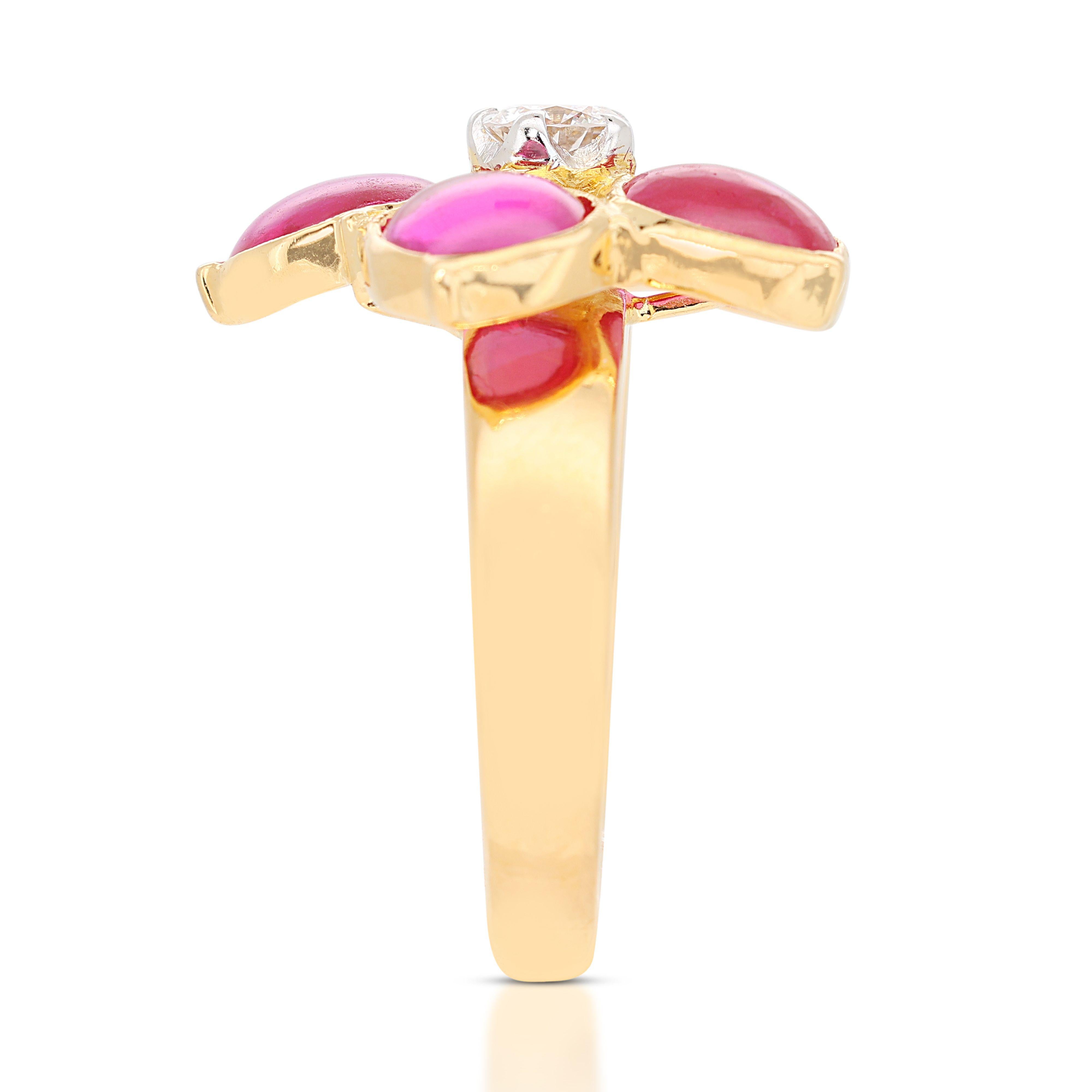 Women's Captivating 1.78ct Tourmaline Ring in 18K Yellow Gold For Sale