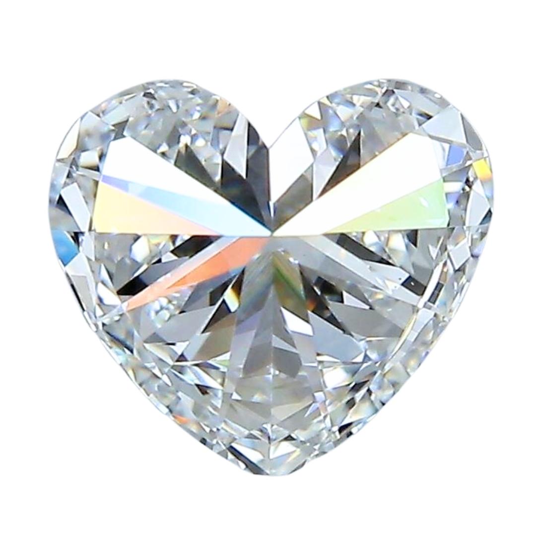 Captivant diamant en forme de cœur à taille idéale de 2.04 ct - certifié GIA Pour femmes en vente