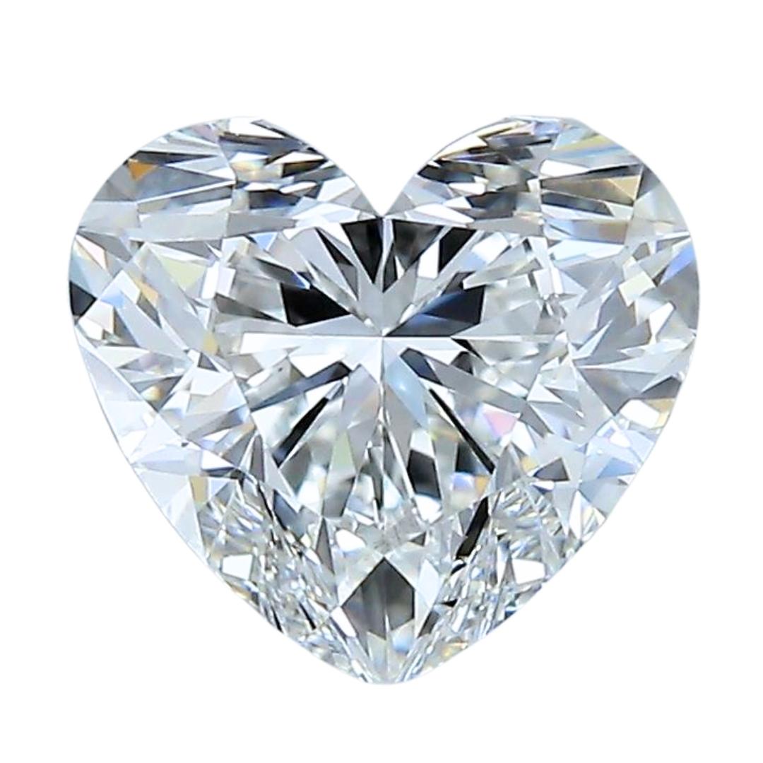 Captivant diamant en forme de cœur à taille idéale de 2.04 ct - certifié GIA en vente 2