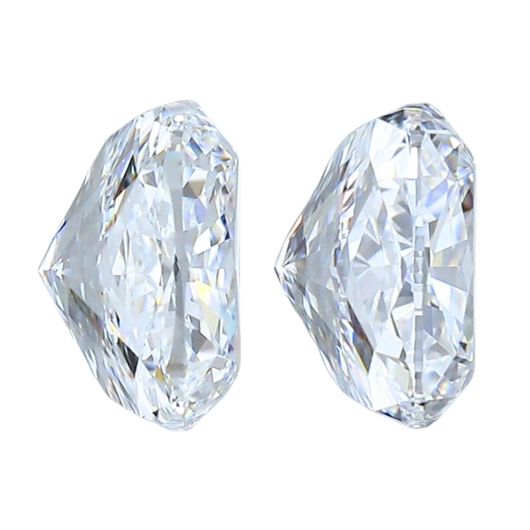 Women's Captivating 2.57 Ideal Cut Pair of Diamonds - GIA Certified 