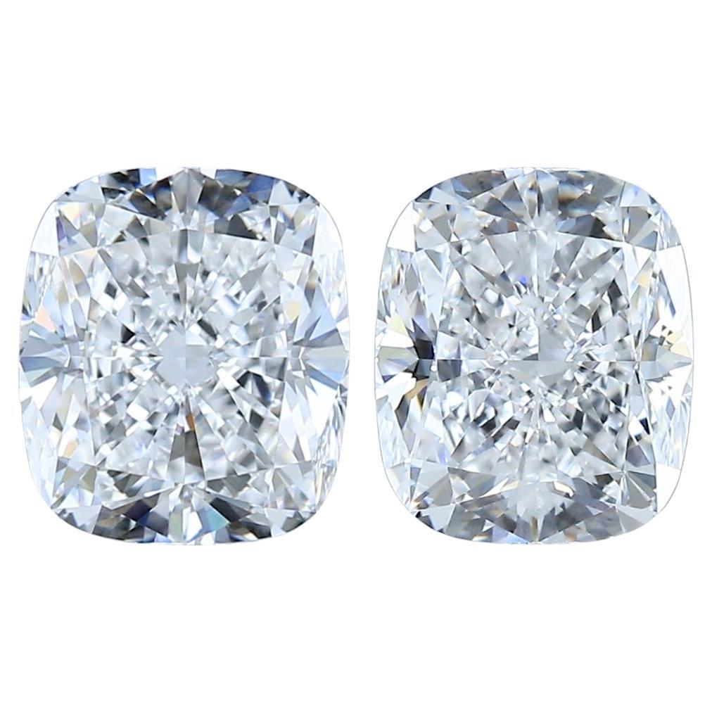 Bezauberndes 2,57 Idealschliff-Diamantenpaar im Idealschliff - GIA-zertifiziert  im Angebot