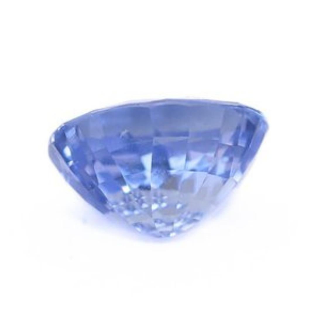 Oval Cut Captivating 2.78ct Sapphire Gemstone - GIA Certified For Sale