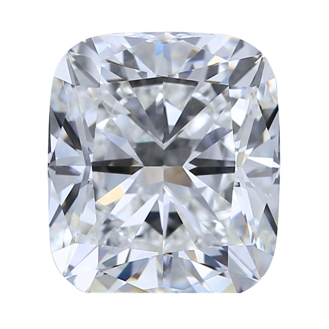 Captivating 3.01ct Ideal Cut Cushion-Shaped Diamond - GIA Certified For Sale 1