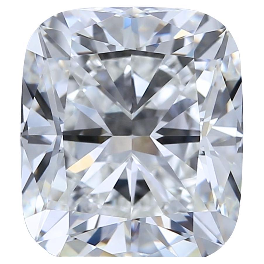 Captivant diamant taille coussin de 3,01 carats, certifié GIA