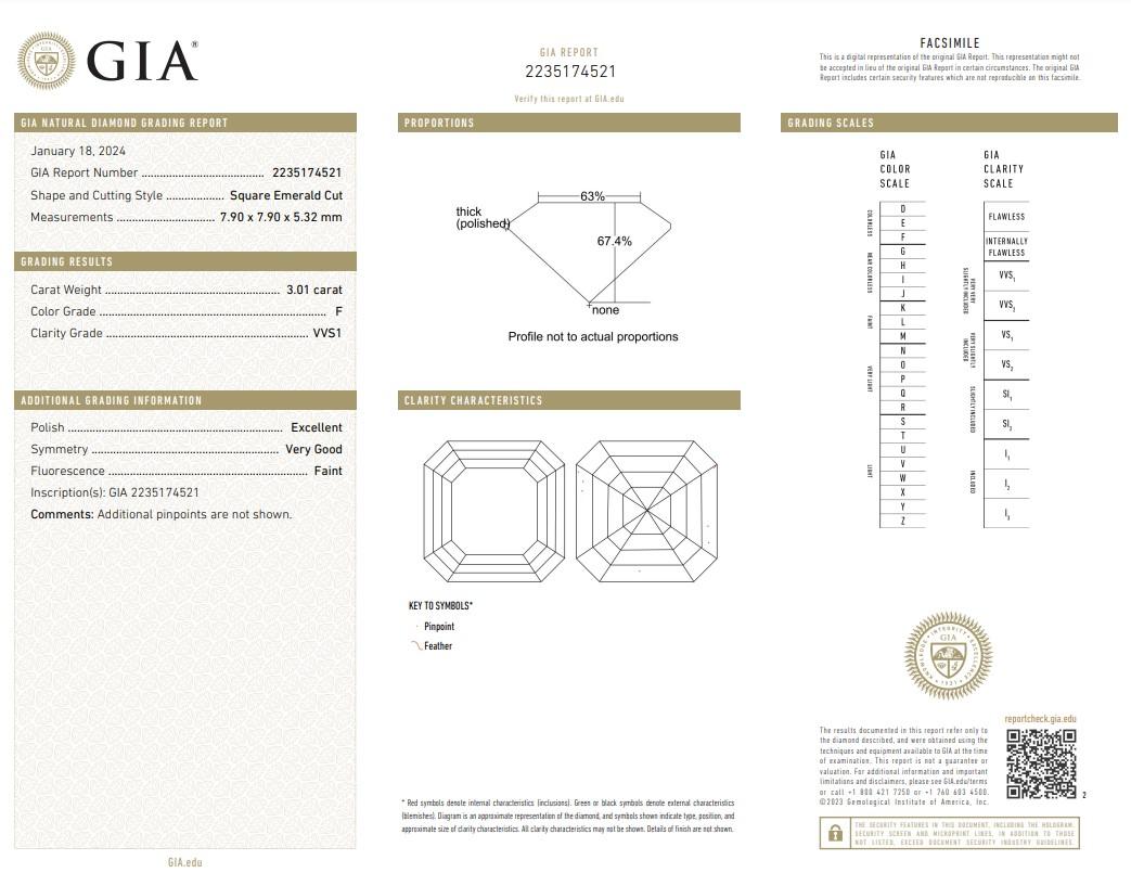 De las mujeres Cautivador Anillo Halo de Diamantes de 3,29 ct en Oro Amarillo de 18k - Certificado GIA en venta