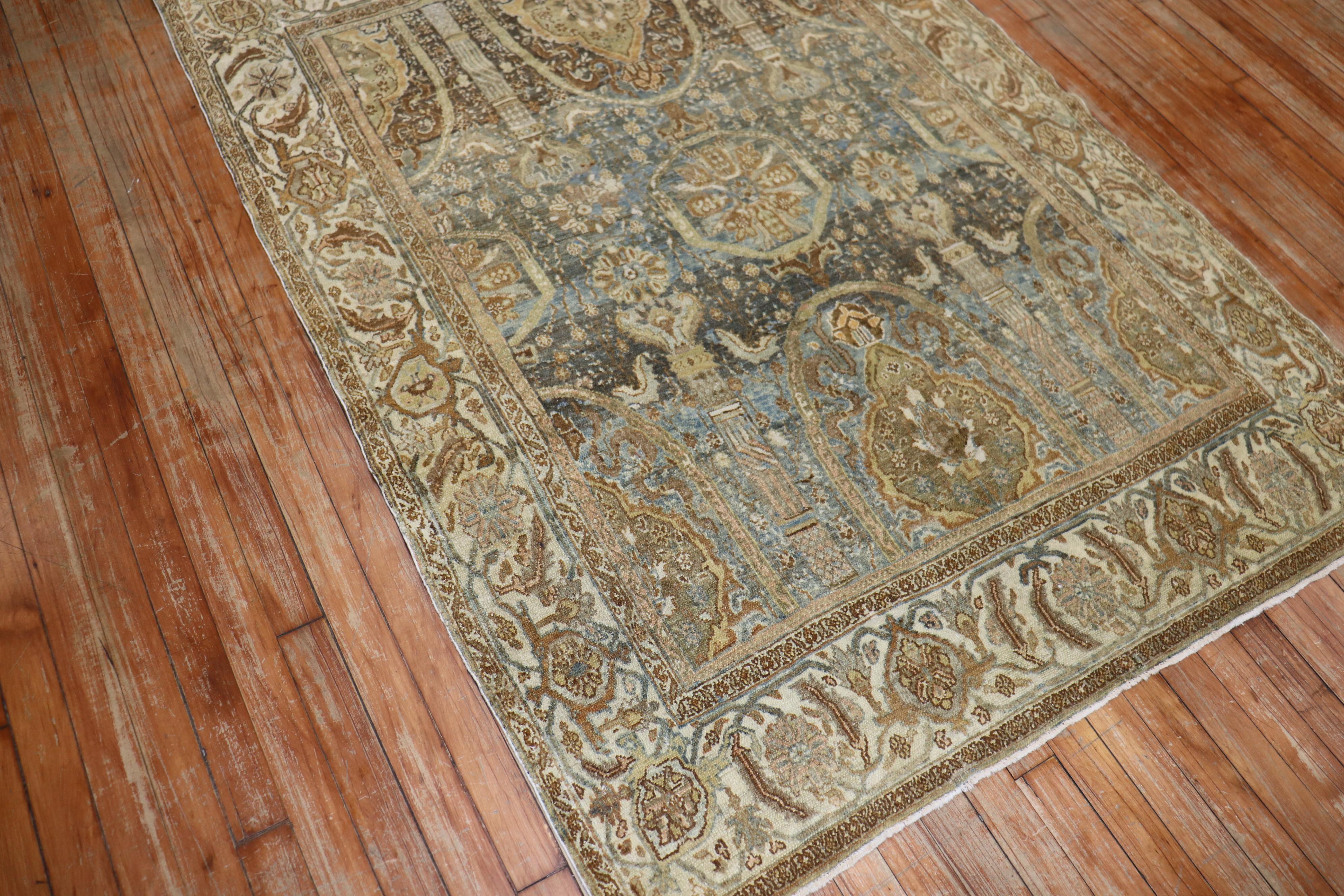 Malayer Captivating Antique Persian Senneh Rug For Sale