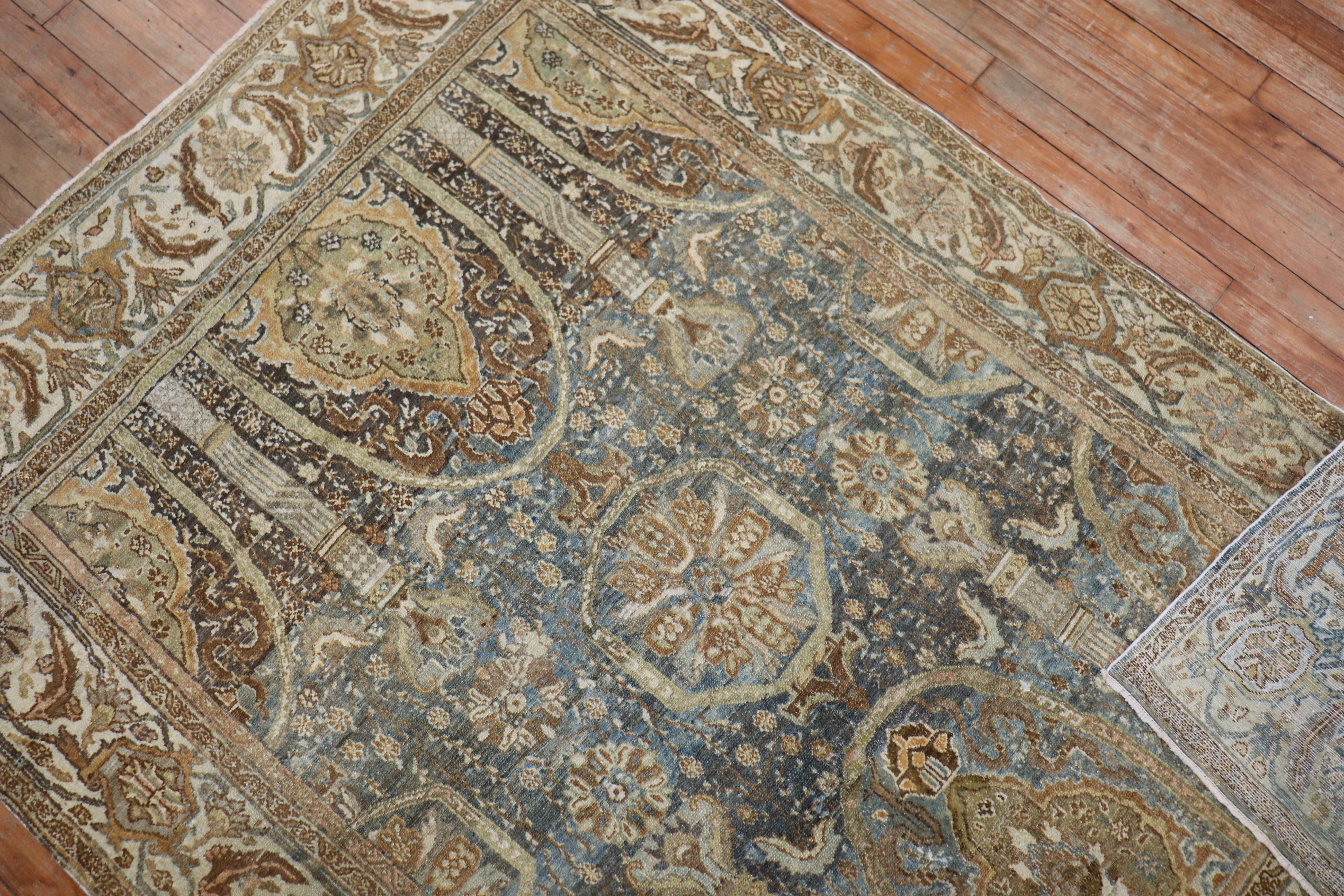 Captivating Antique Persian Senneh Rug For Sale 2