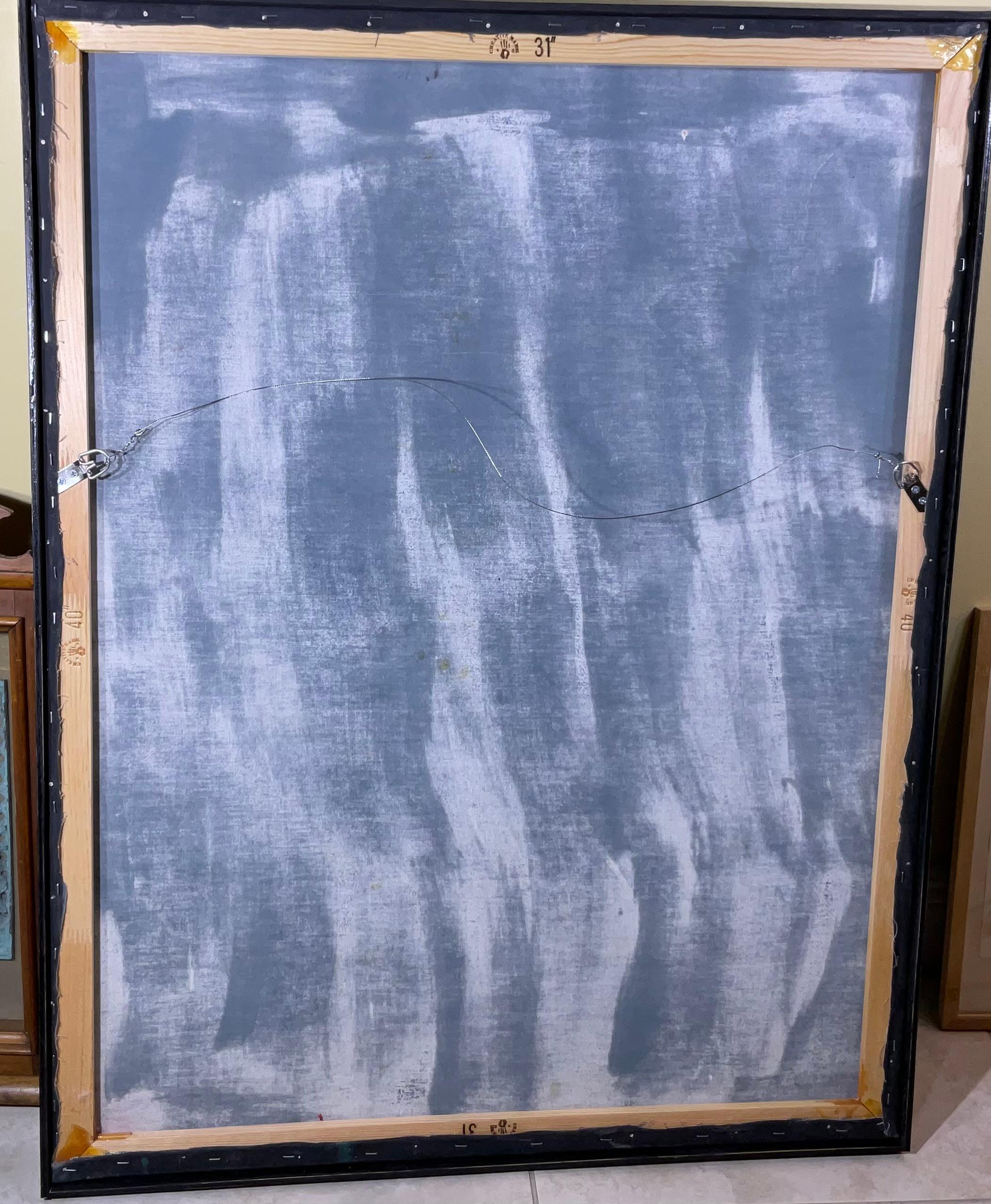Cautivadora pintura acrílica haitiana: 
