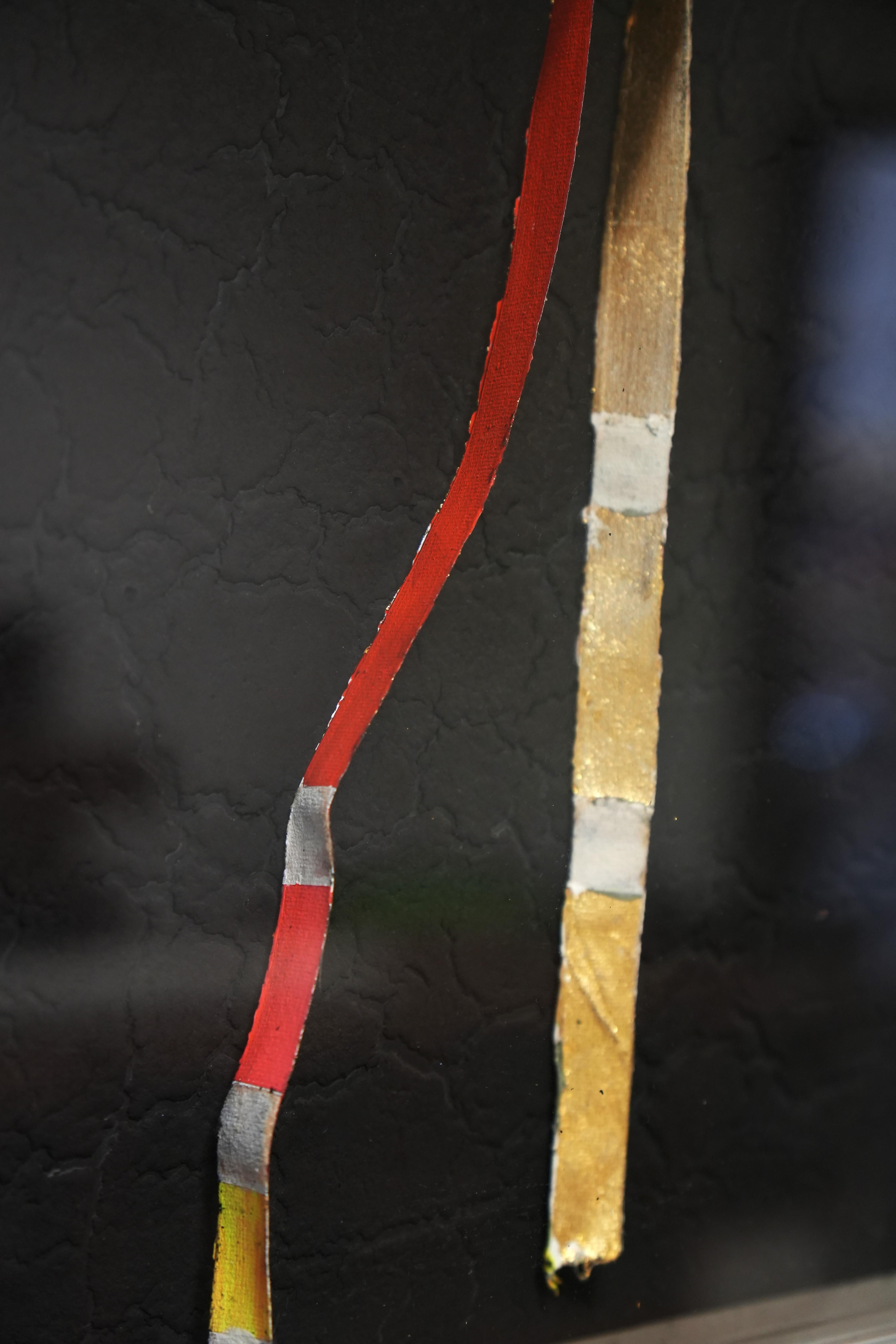 Late 20th Century Captivating Mixed Media by Acclaimed Italian Artist Guido Coletti (1998-2000) in vendita
