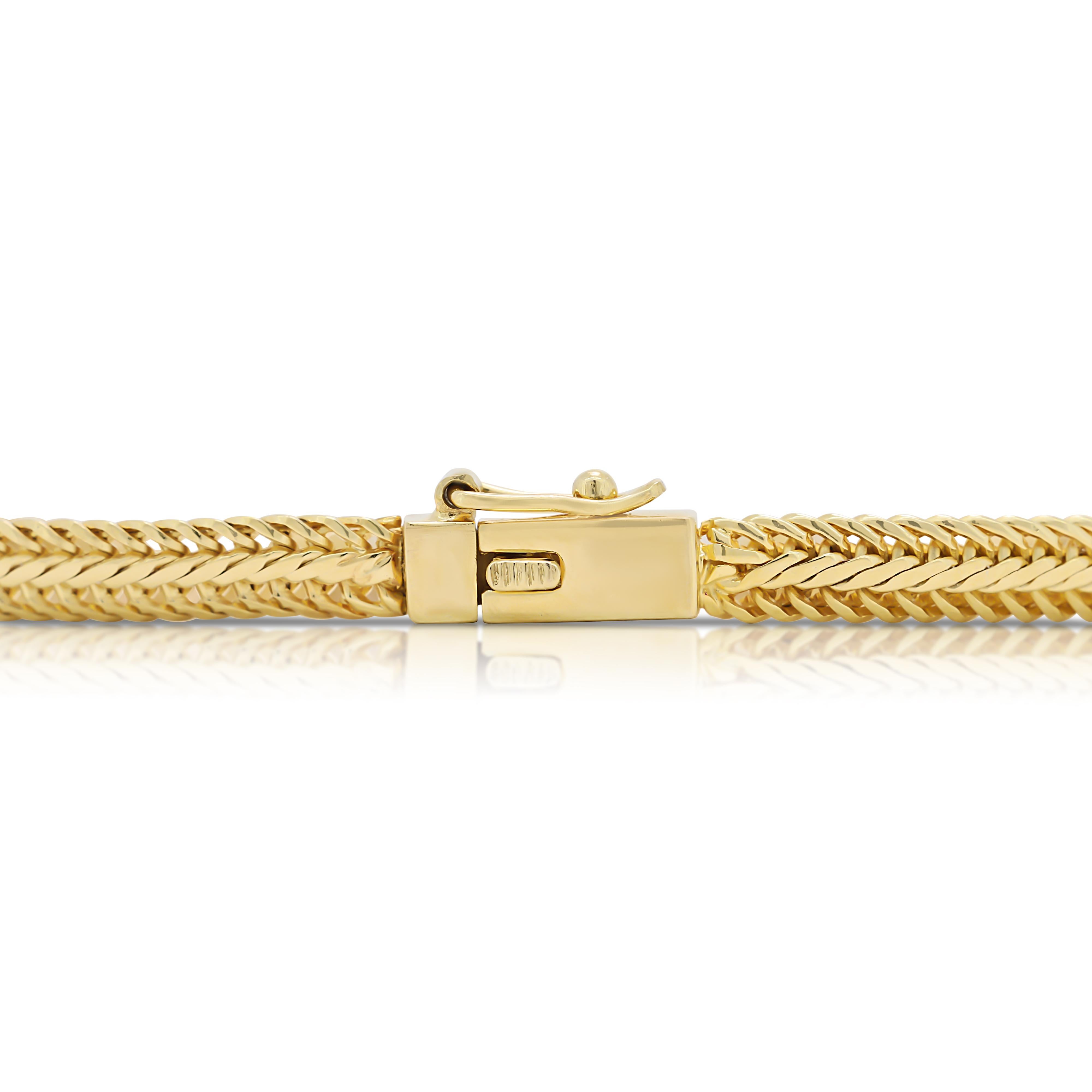 Bracelet captivant à plusieurs pierres précieuses et diamants en or jaune 18 carats Pour femmes en vente