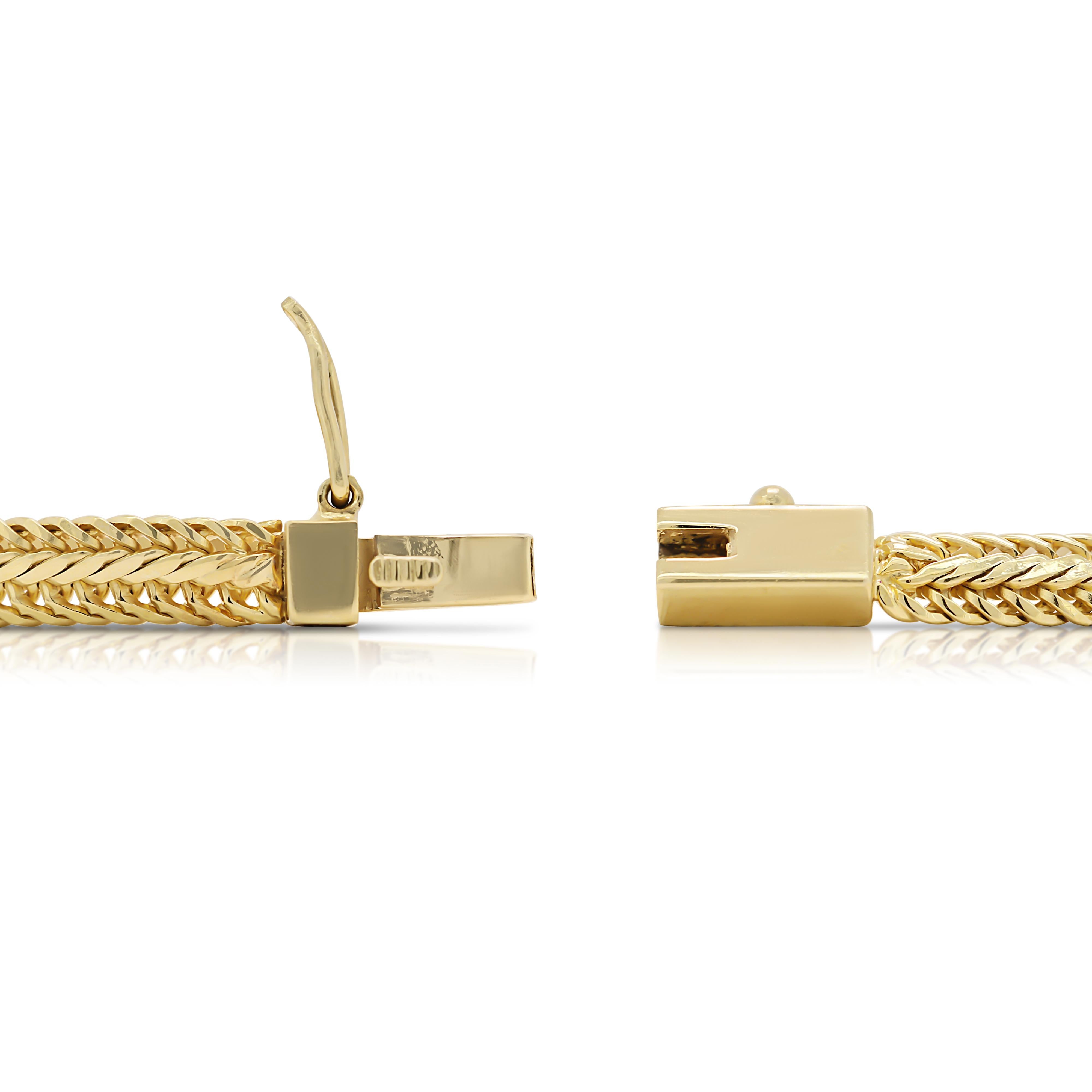 Bracelet captivant à plusieurs pierres précieuses et diamants en or jaune 18 carats en vente 1