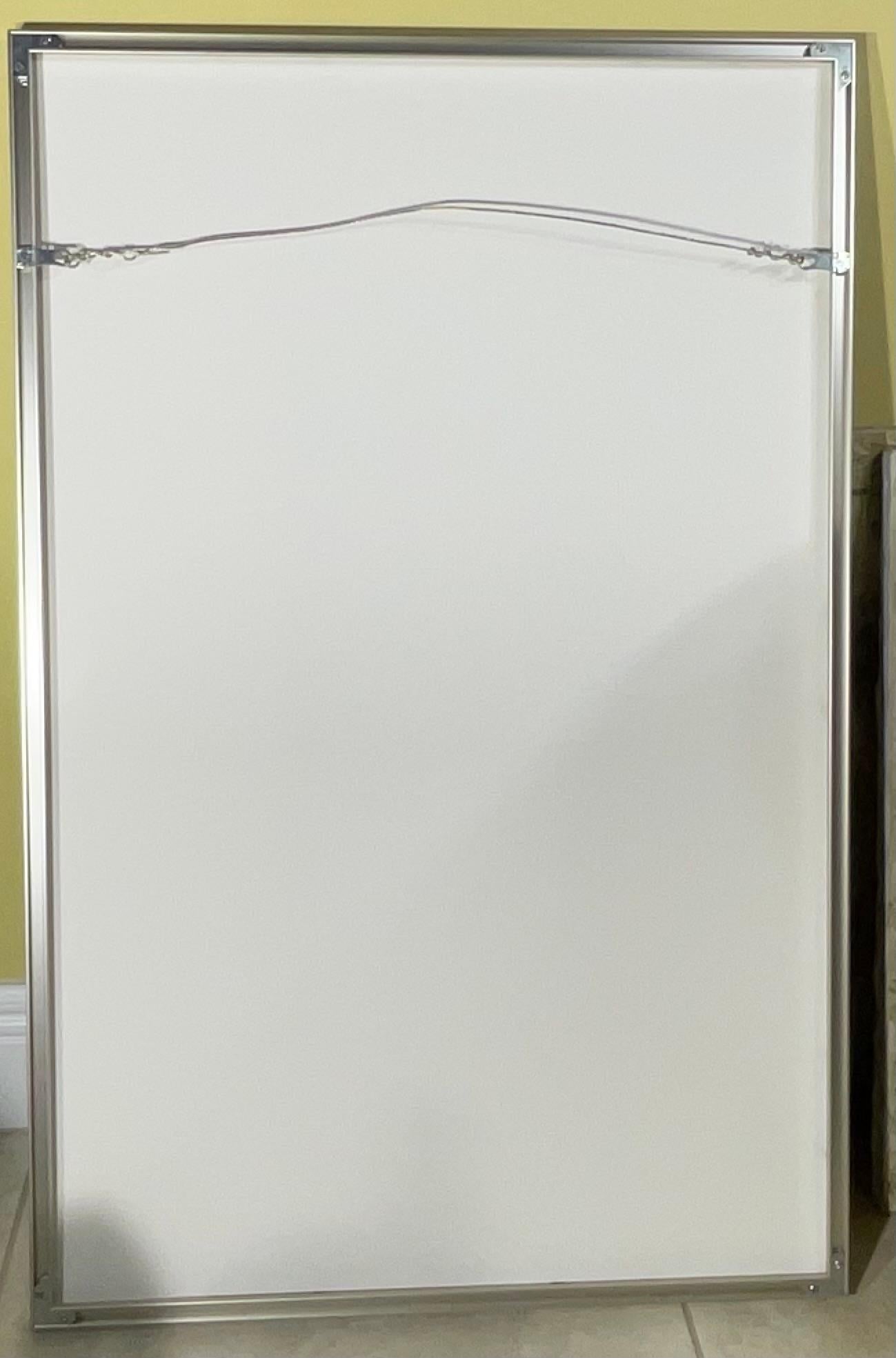 Fesselnde Vintage signiert abstrakte Expressionist Acrylgemälde im Angebot 12