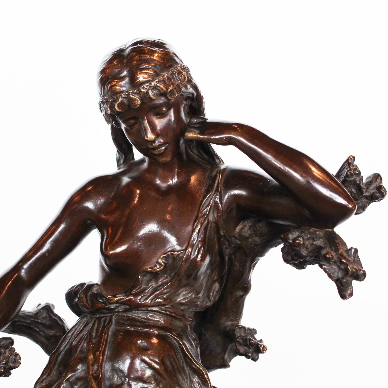 Bronze 'Captive' by Hippolyte Francois Moreau